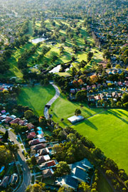 Aerial view of West Ryde NSW